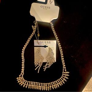 GUESS- earrings and necklace set